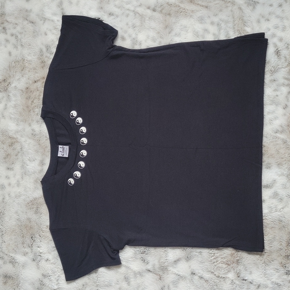 Y2K Yin Yang Baby Tee